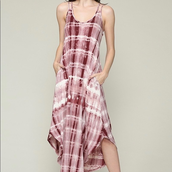 SUPER SOFT STRAPPY TIE DYE DRESS - Picture 2 of 15